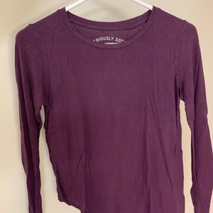 Purple AEROPOSTALE long sleeve top